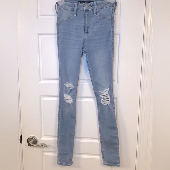 Hollister Ripped High-Rise Jean Leggings - Picture 1 of 1